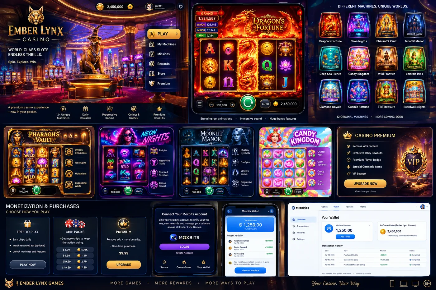 Ember Lynx Games visual identity