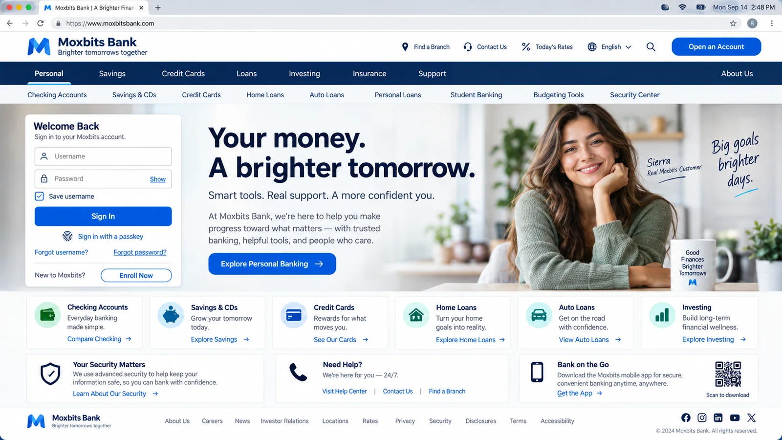 Moxbits consumer wallet experience